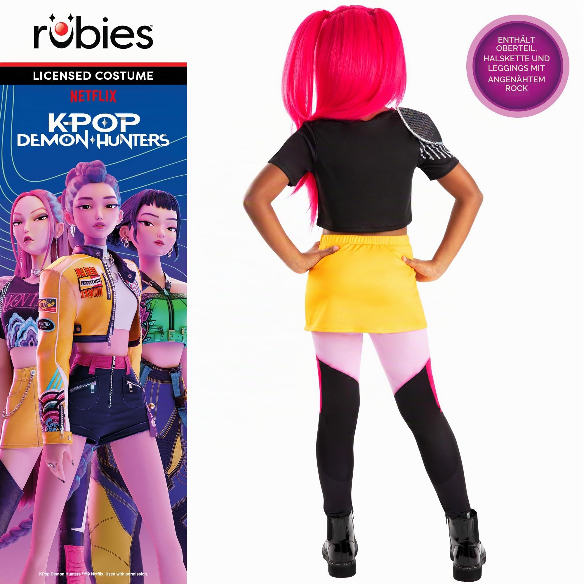 rubie-s-deluxe-kpop-demon-hunters-mira-kinderkost-m-7-8-jahre image 2