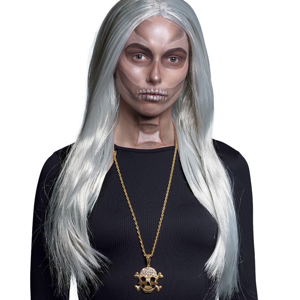 boland-72326-halskette-totenkopf-gold-halloween image 2