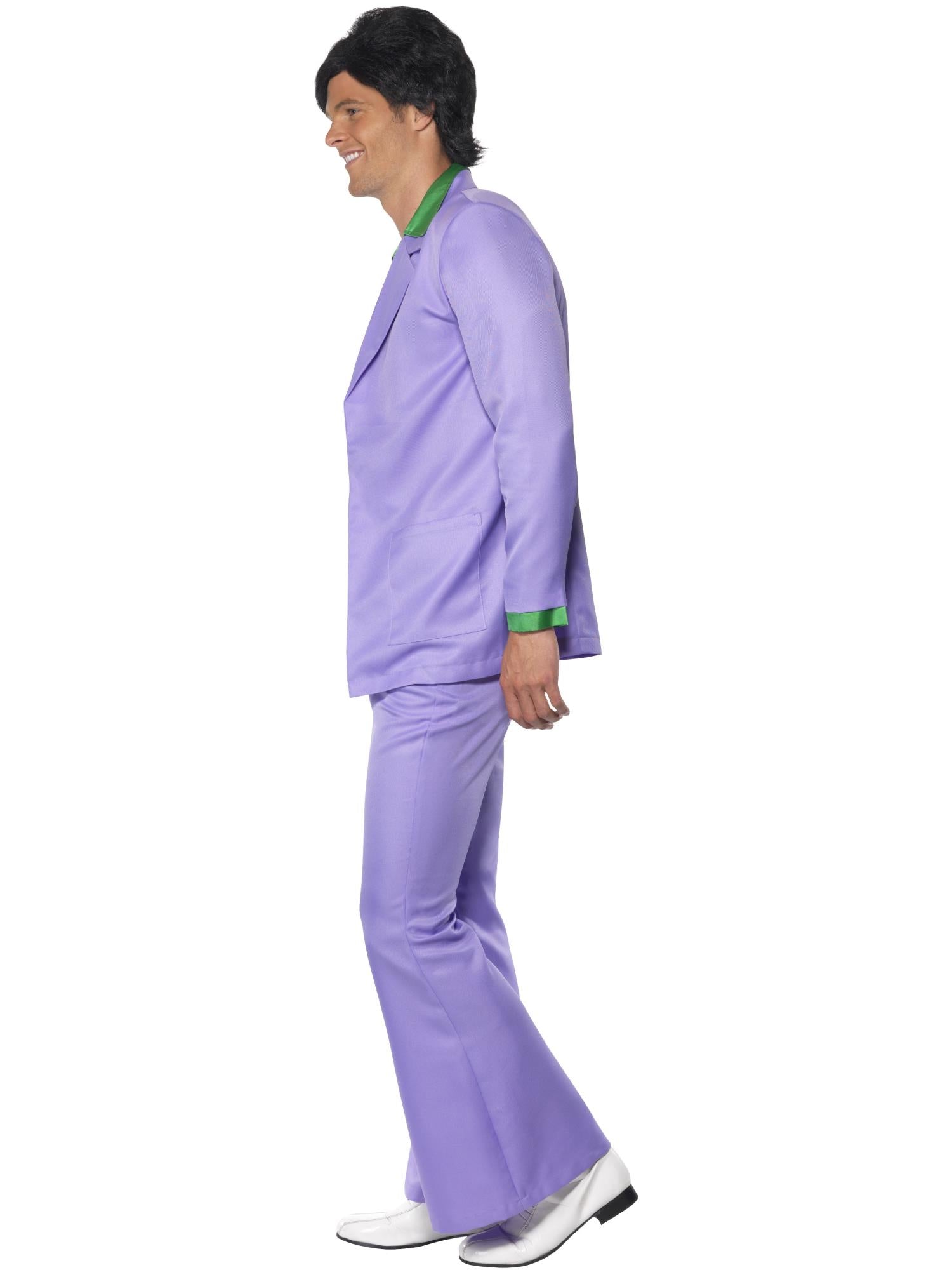 smiffys-fever-lavender-1970s-suit-kost-m-herren-m-lila image 3