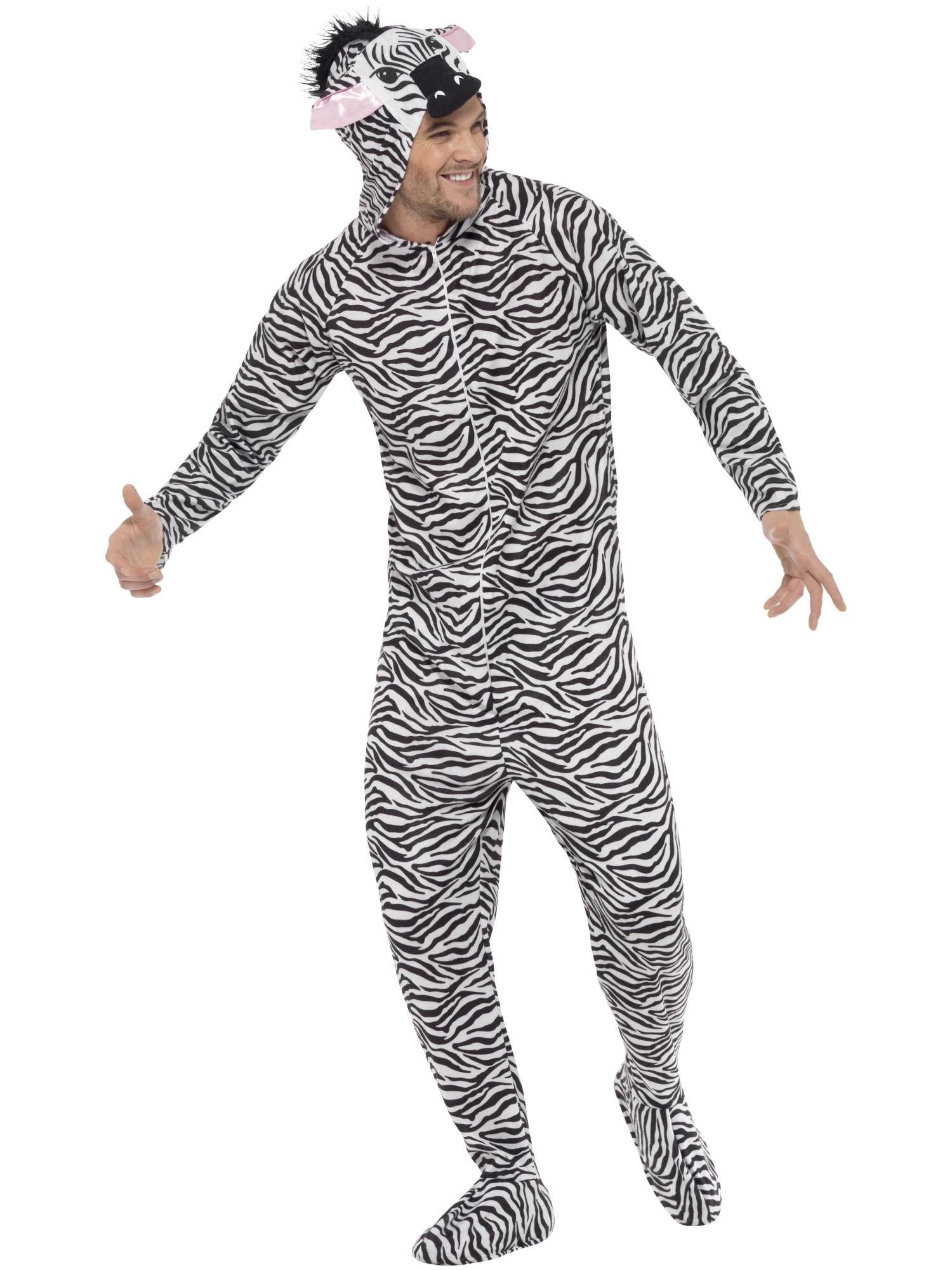 smiffys-fever-zebra-kost-m-overall-m-schwarz-wei-tierkost-m image 4