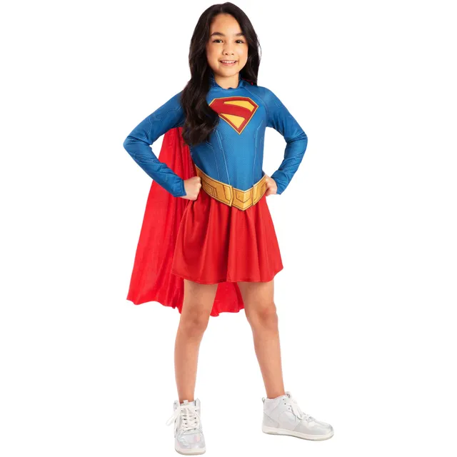 rubie-s-deluxe-supergirl-kost-m-kinder-5-6-jahre-kleid image 1