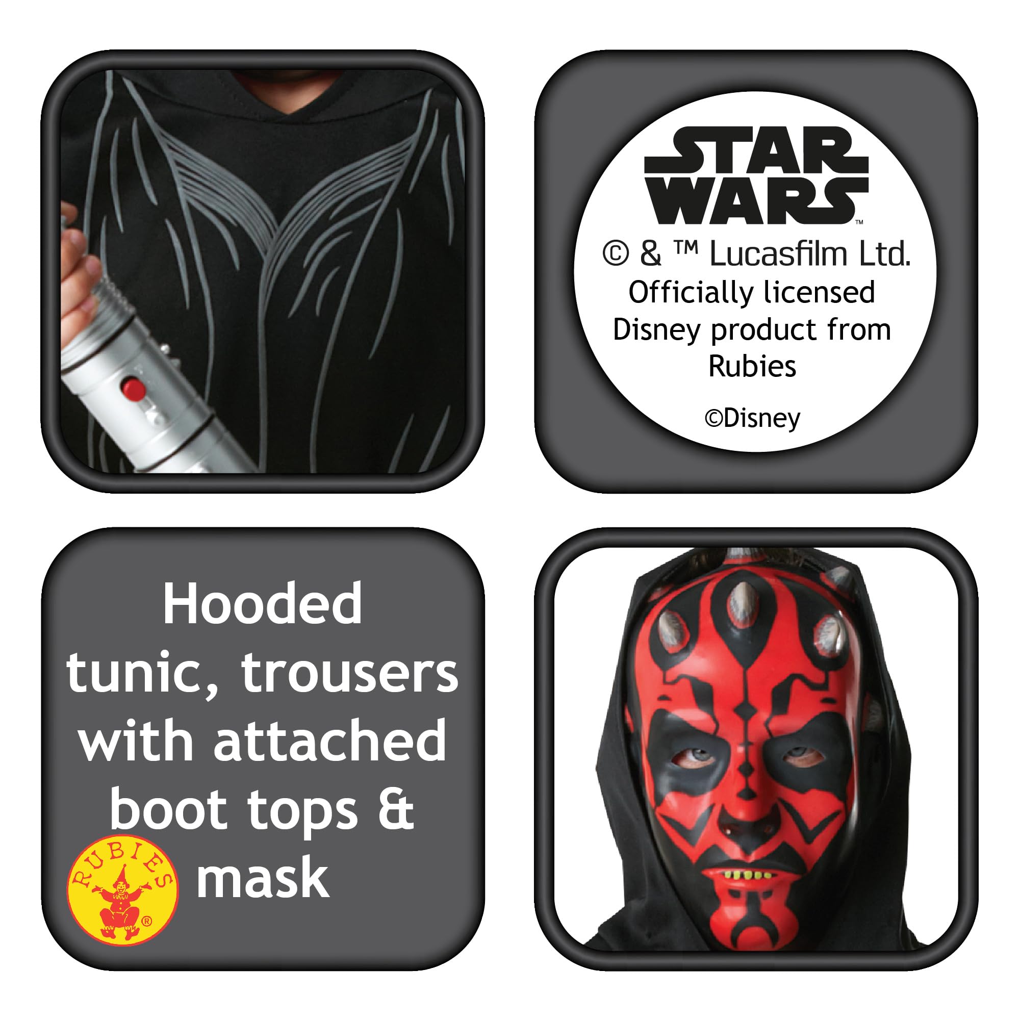 rubie-s-deluxe-darth-maul-kost-m-kinder-13-14-jahre-tunika image 3