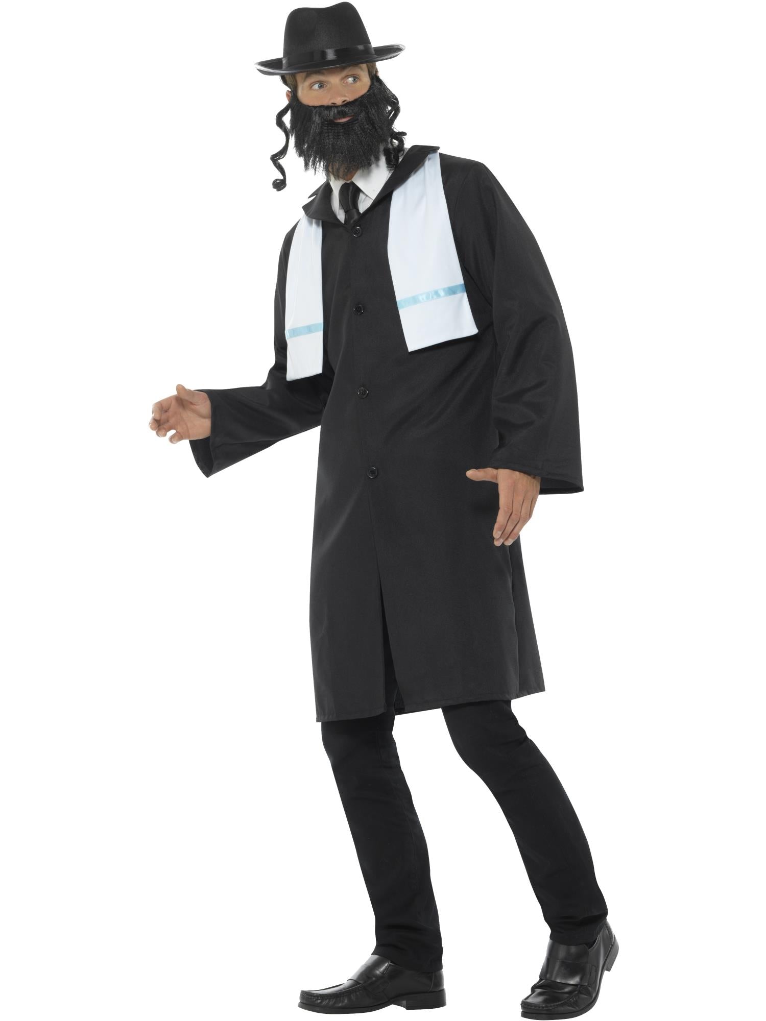 smiffys-fever-rabbi-kost-m-schwarz-herren-gr-e-m image 3