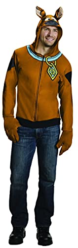 rubie-s-deluxe-scooby-doo-kapuzenpullover-erw-braun image 2
