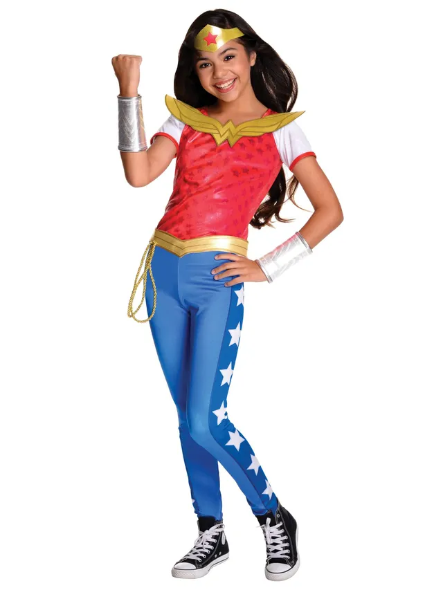 rubie-s-deluxe-620716-wonder-woman-kinderkost-m-mehrfarbig-m image 1