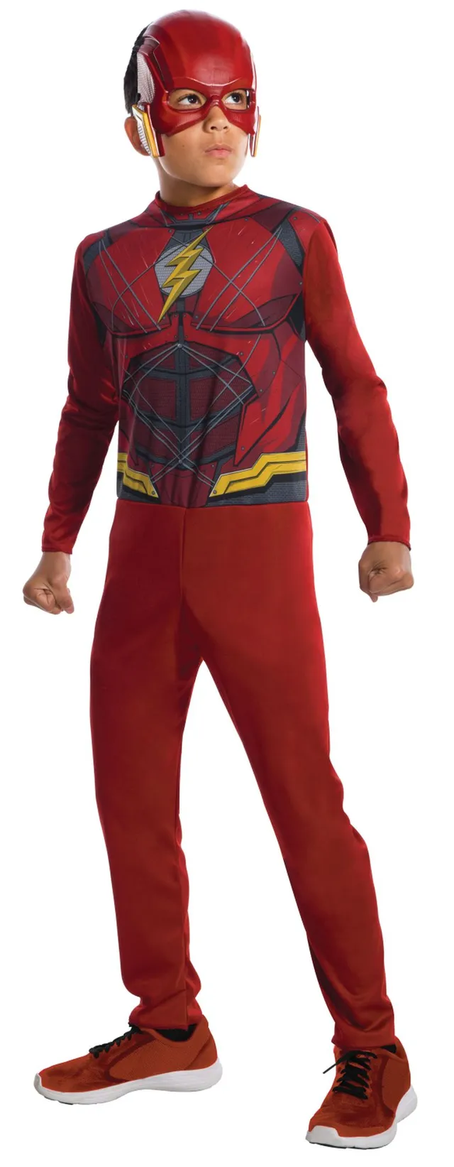 rubies-flash-kost-m-rot-jumpsuit-mit-maske image 1
