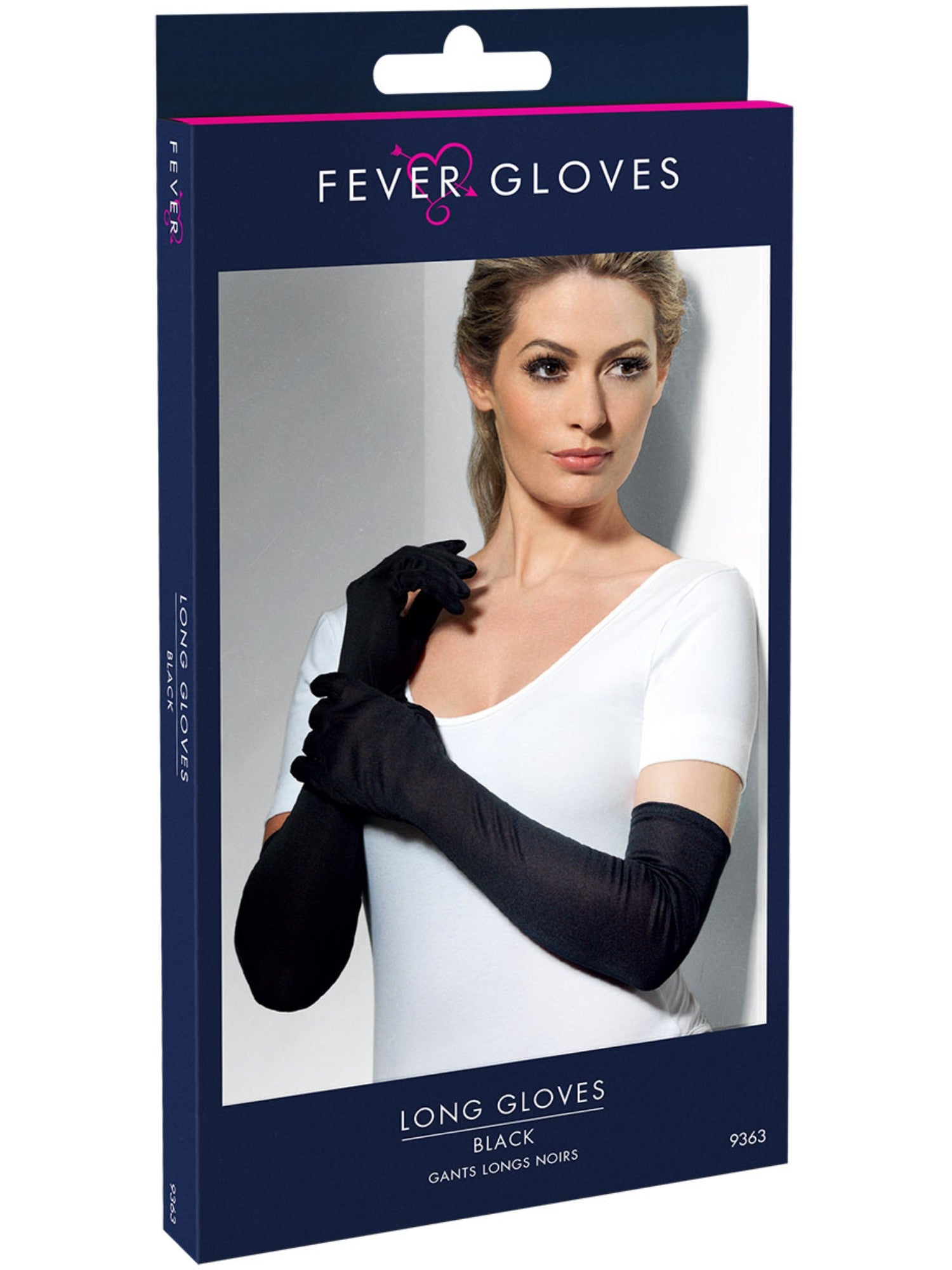 smiffys-fever-handschuhe-lang-schwarz-damen-20er image 2