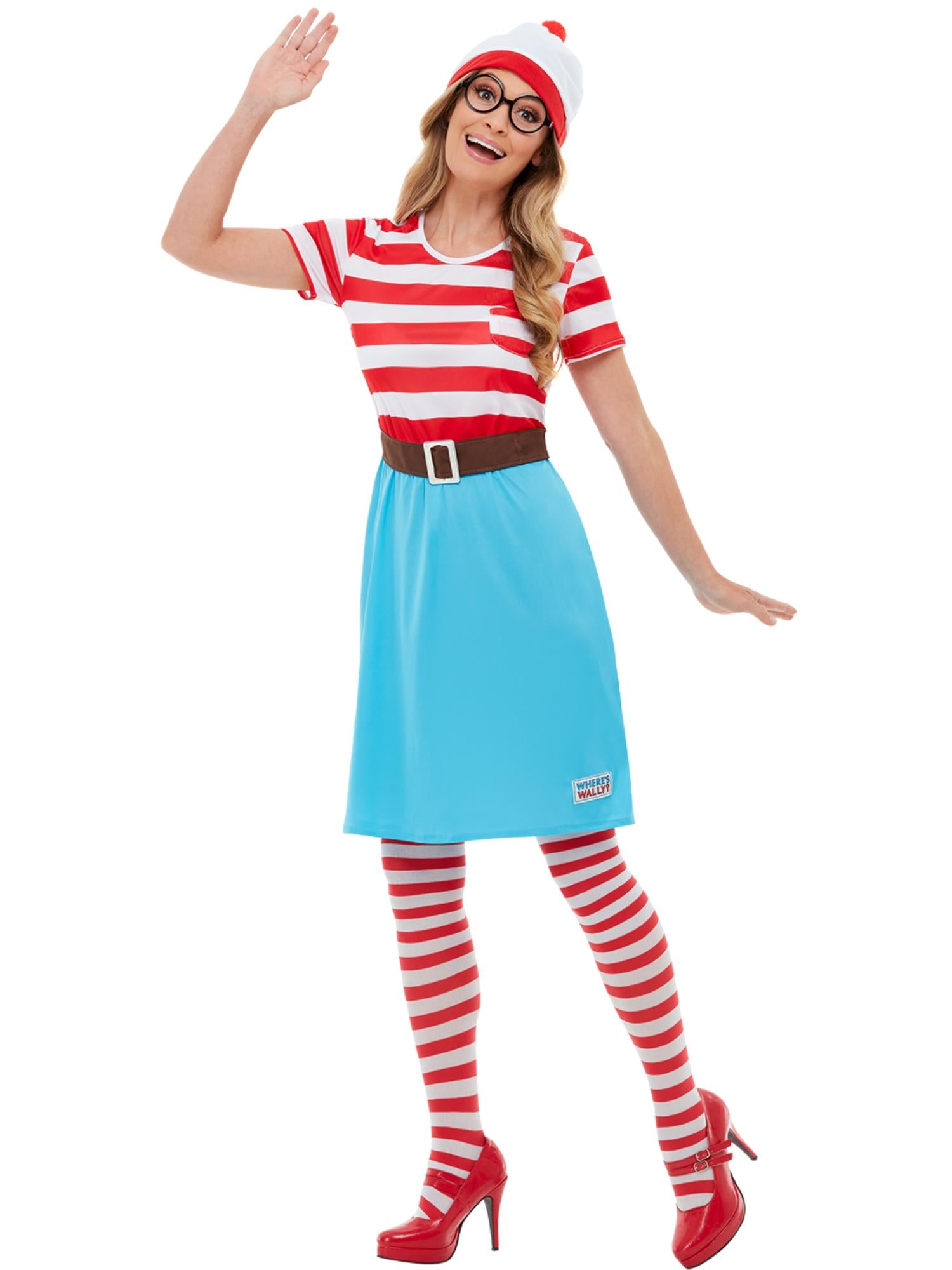 smiffys-fever-wenda-kost-m-damen-rot-wei-gr-e-l image 4