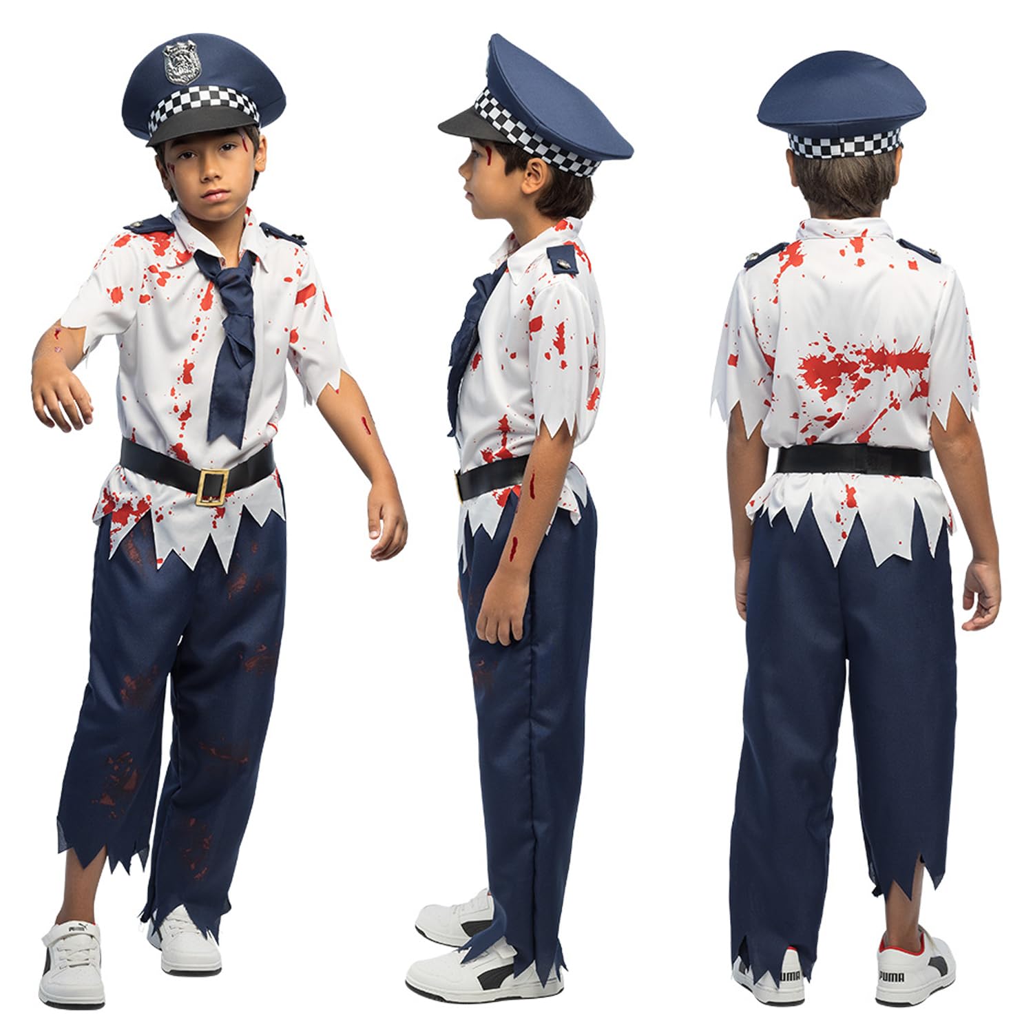 boland-zombie-polizist-kinderkost-m-7-9-jahre-horror image 2