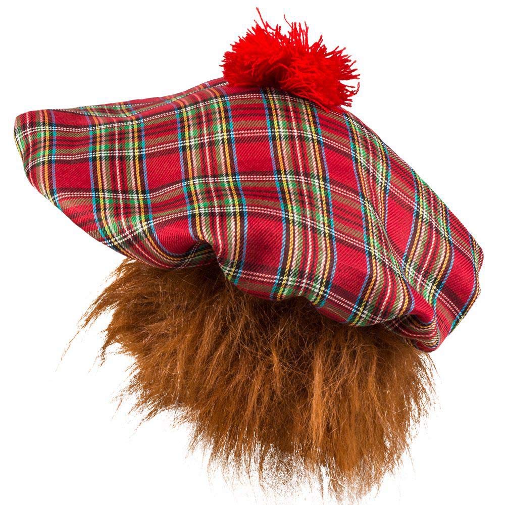 boland-mister-tartan-barett-mit-haar-schotten-karo-m-tze image 3
