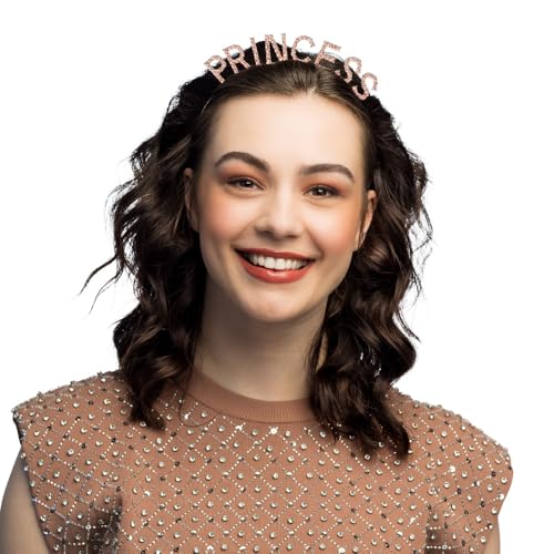 boland-princess-haarreif-diadem-metall-pink-glitzersteine image 8
