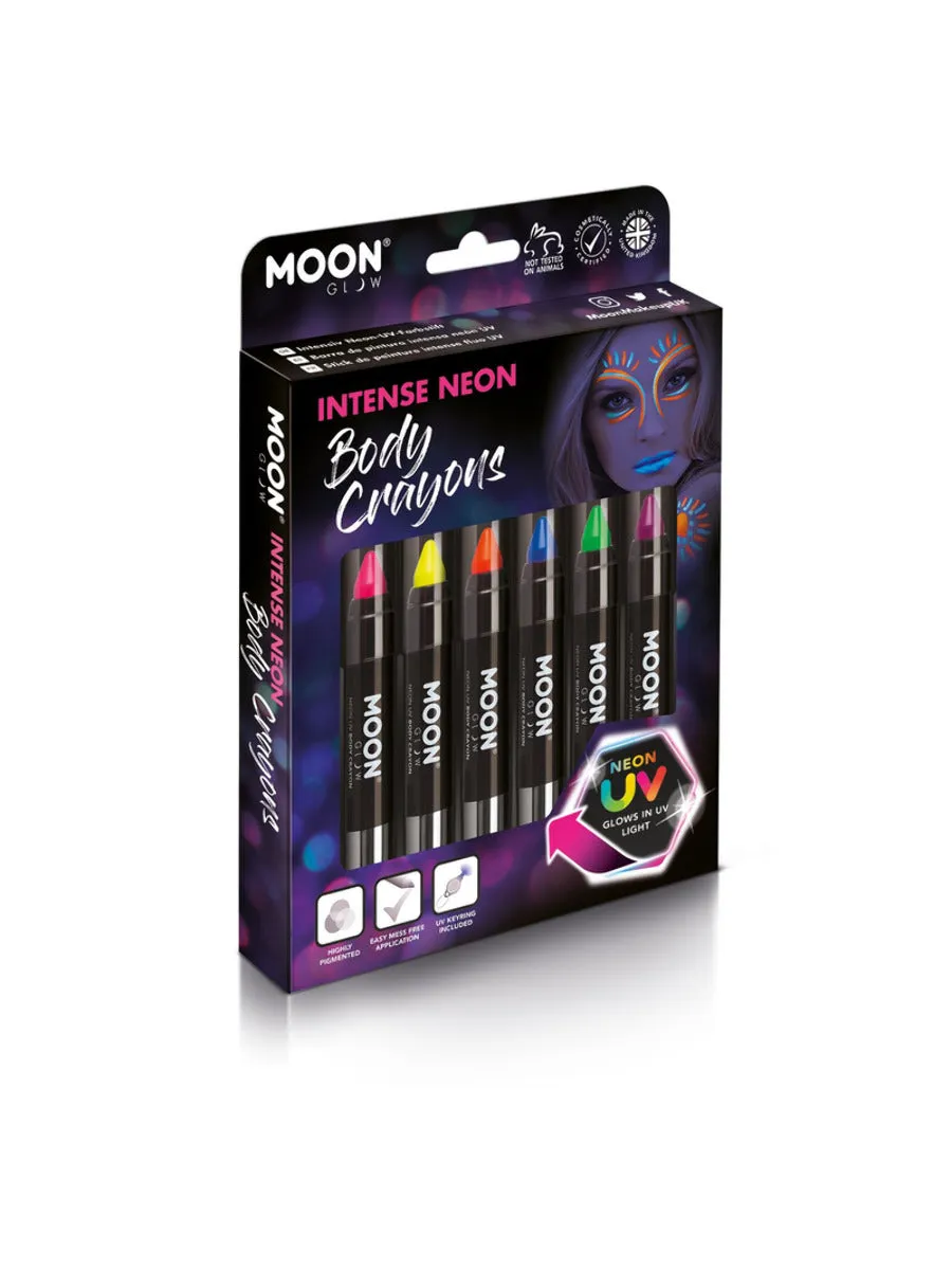 smiffys-makeup-fx-uv-bodystifte-neon-6er-set-schwarzlicht image 1