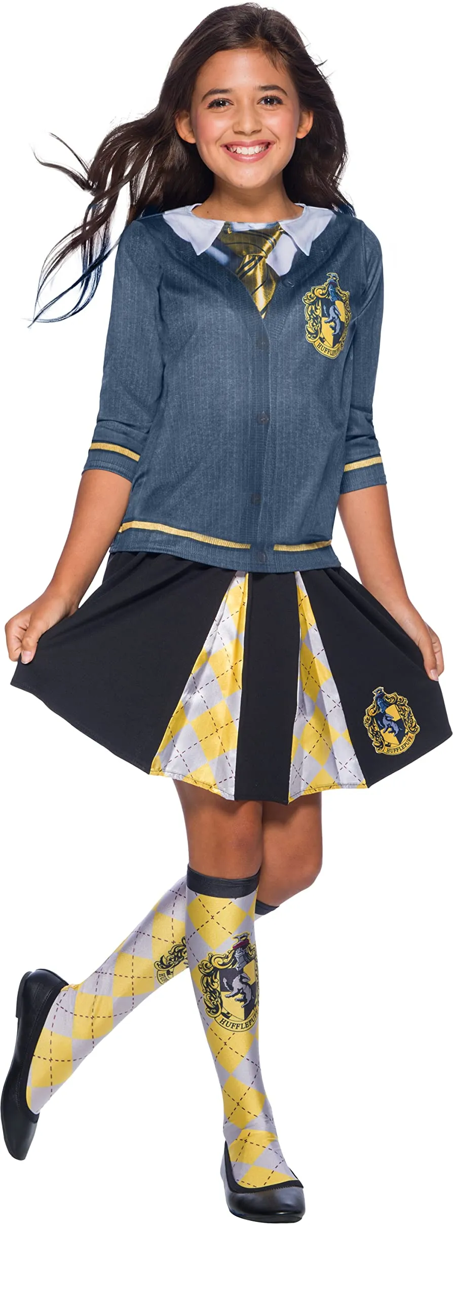 rubie-s-deluxe-harry-potter-hufflepuff-m-dchenkost-m-gelb image 1