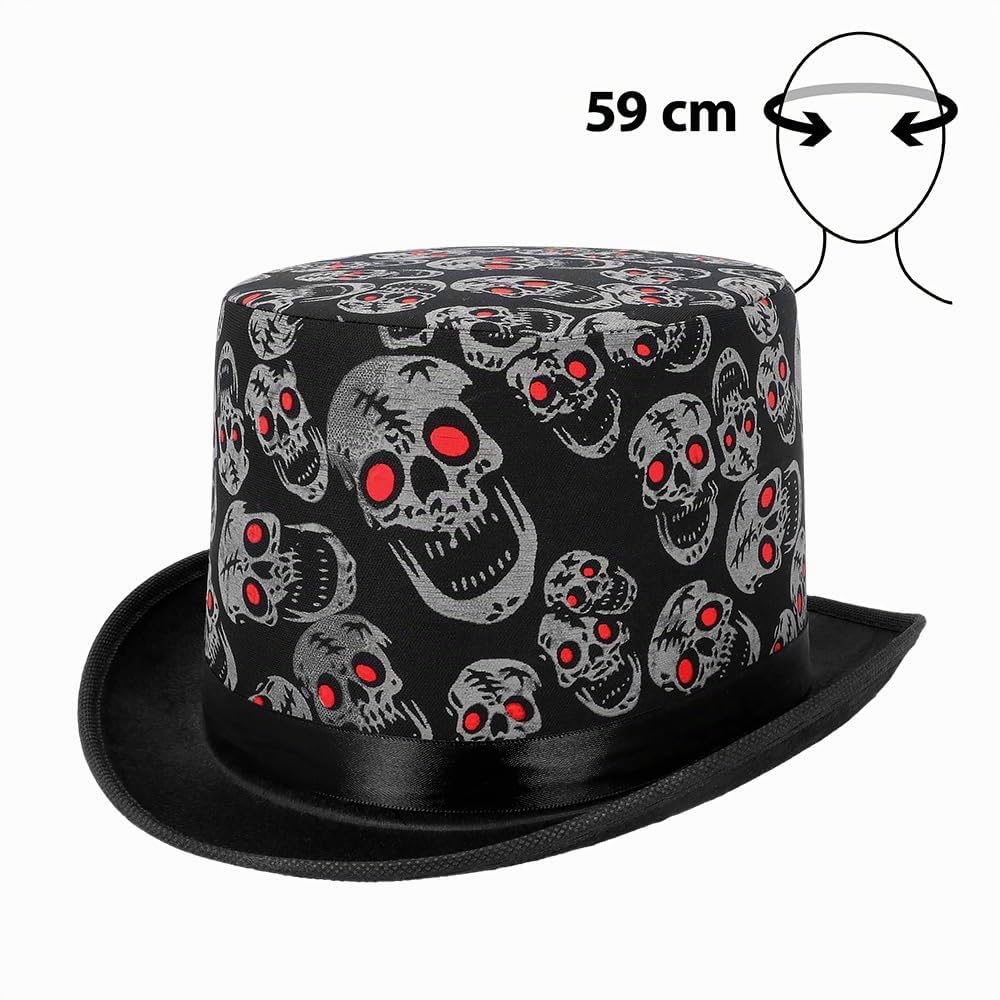 boland-headwear-skull-blink-hut-schwarz-totenkopf image 3