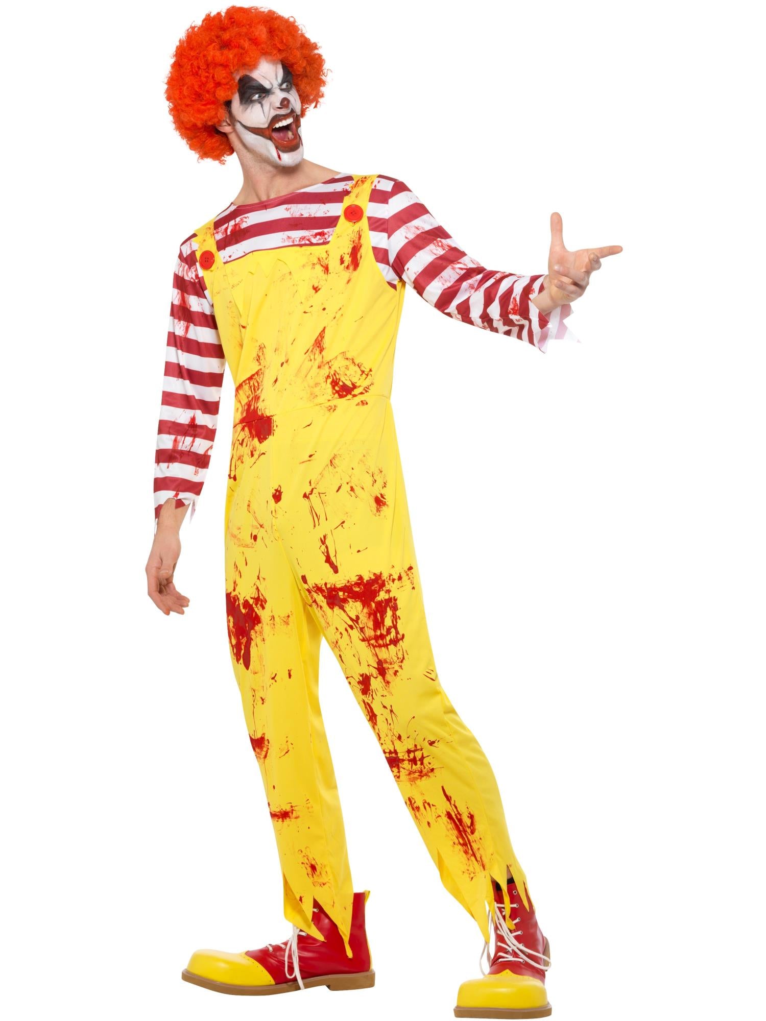 smiffys-fever-killer-clown-kost-m-jumpsuit-herren-gr-m-horror image 3