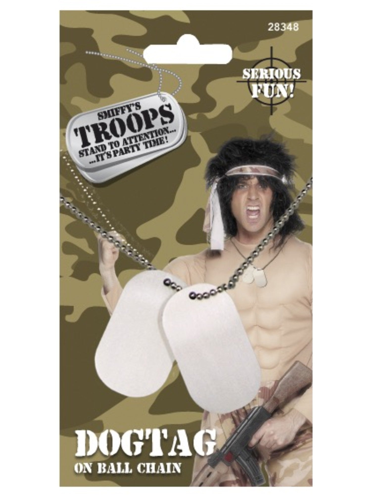 smiffys-fever-dogtags-kette-silber-soldaten image 3