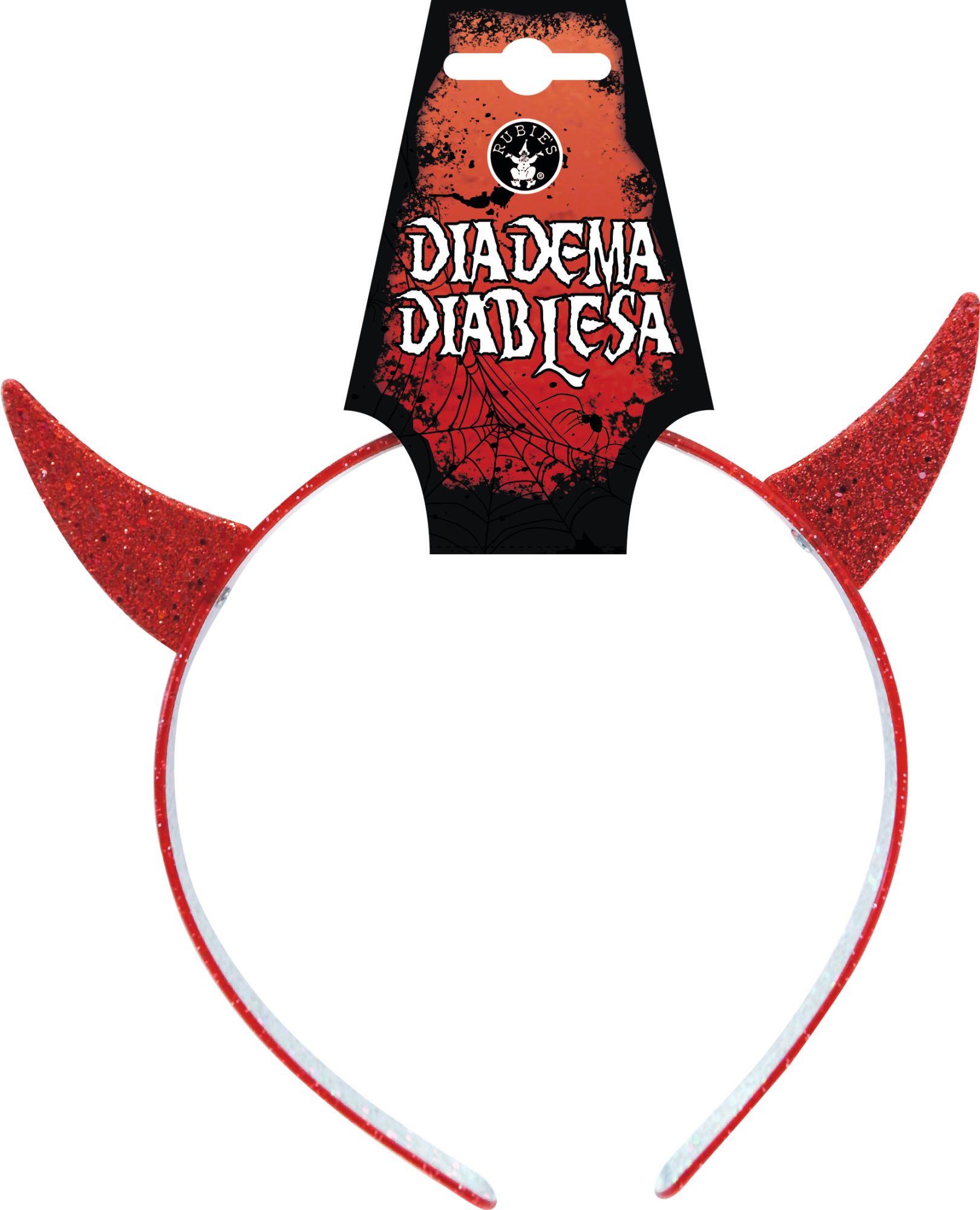 rubies-diablesse-haarreif-teufelsh-rner-rot-glitzer image 2