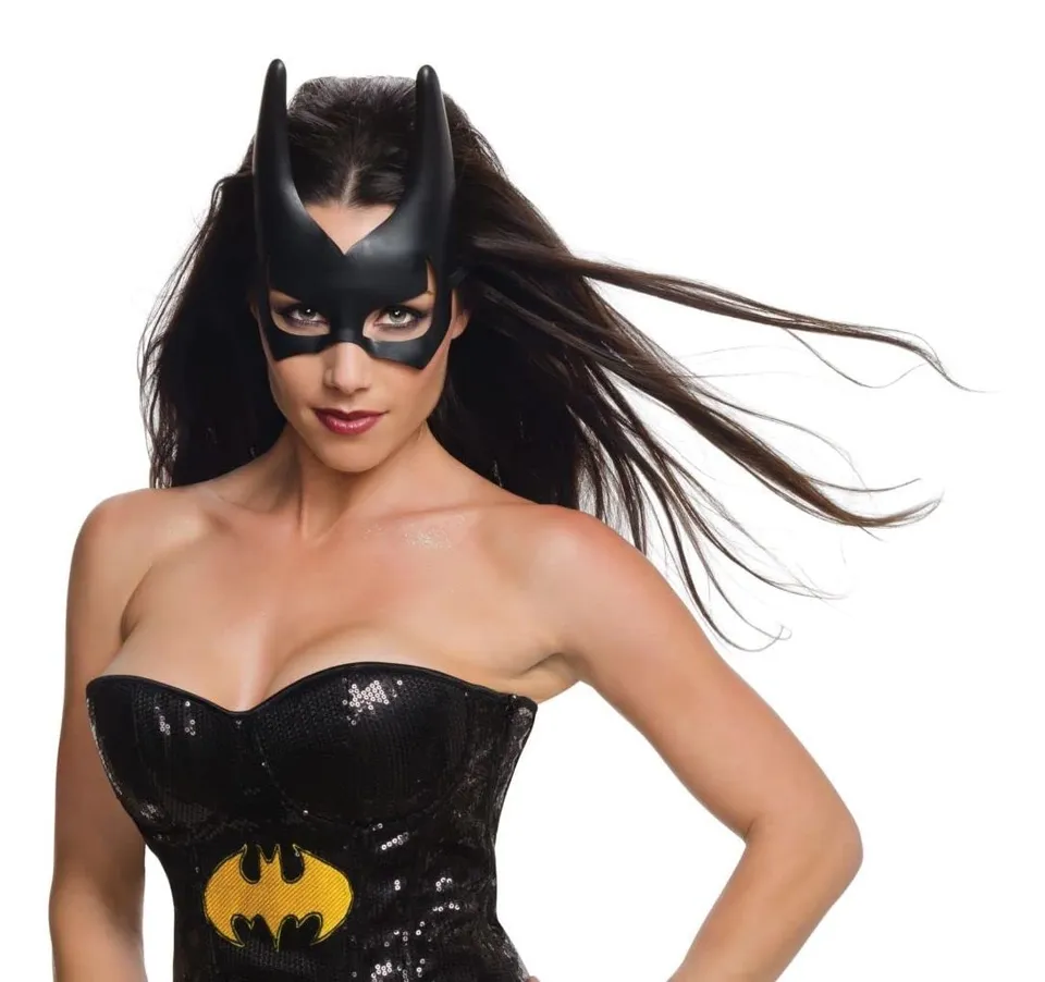 rubie-s-deluxe-dc-batgirl-damen-maske-augenmaske image 1