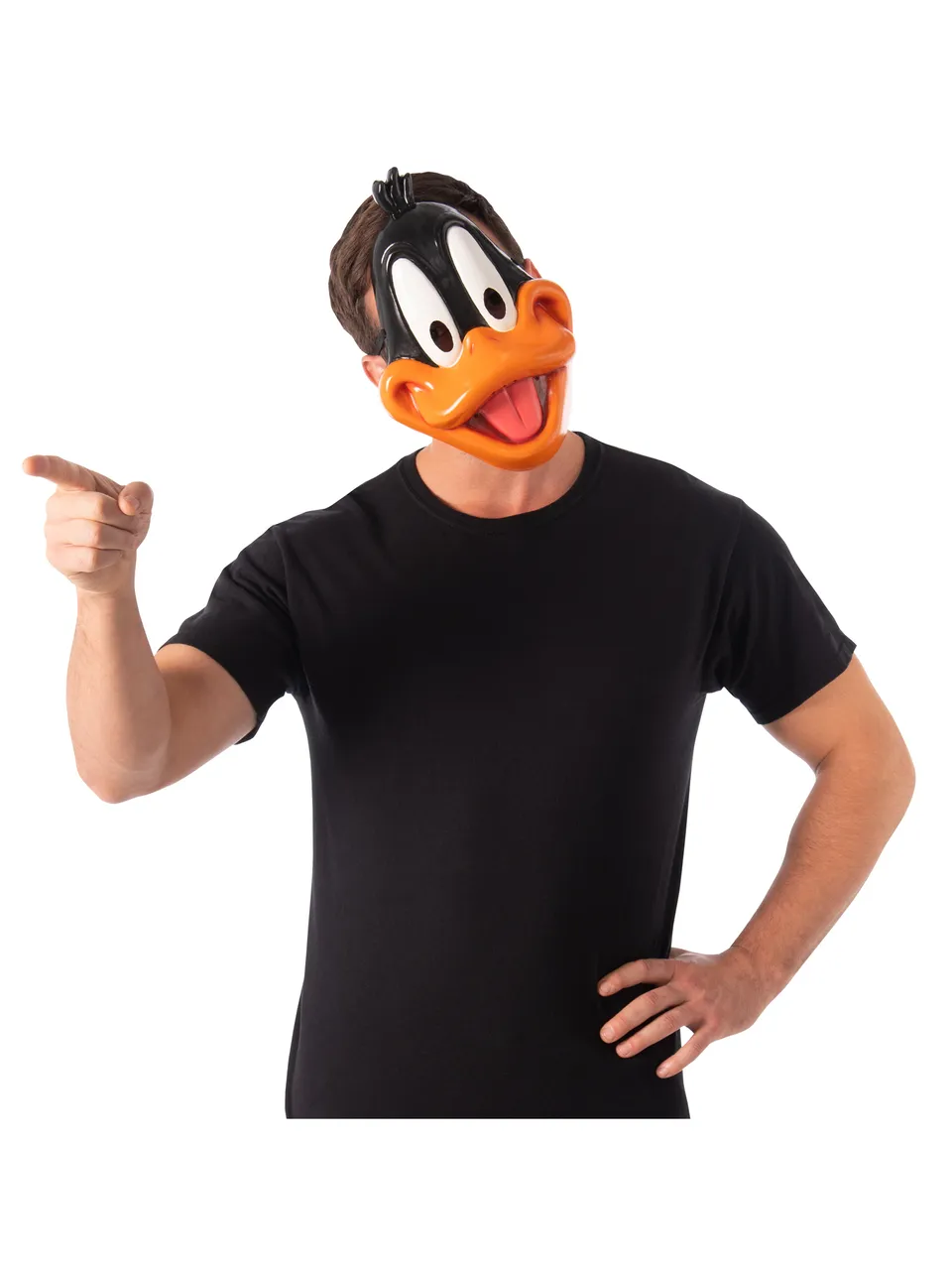 rubies-daffy-duck-maske-halbmaske-pvc-kinder-ab-6-jahren image 1