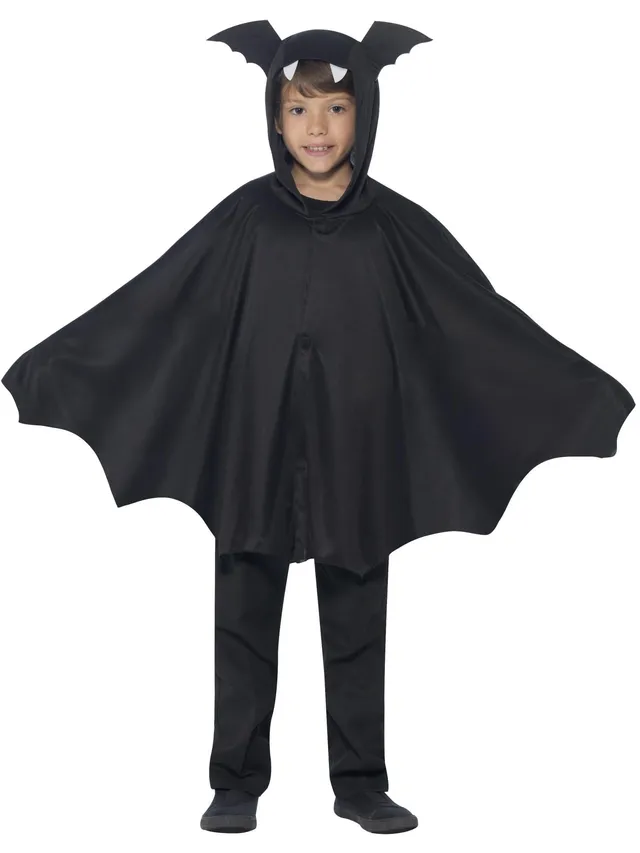 smiffys-fever-fledermaus-cape-schwarz-kinder-m-l image 1