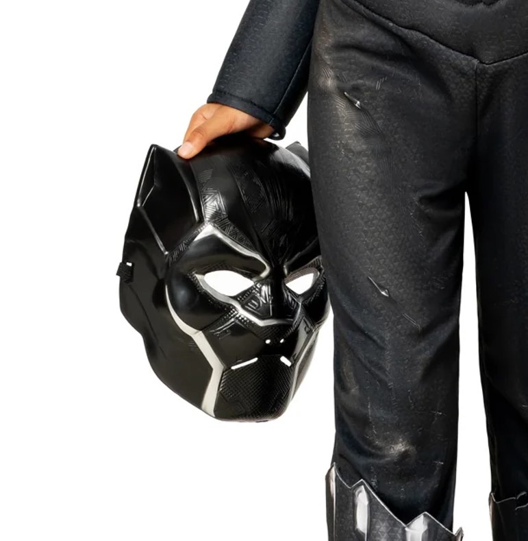 rubies-black-panther-plastikmaske-schwarz-grau-superheld image 2