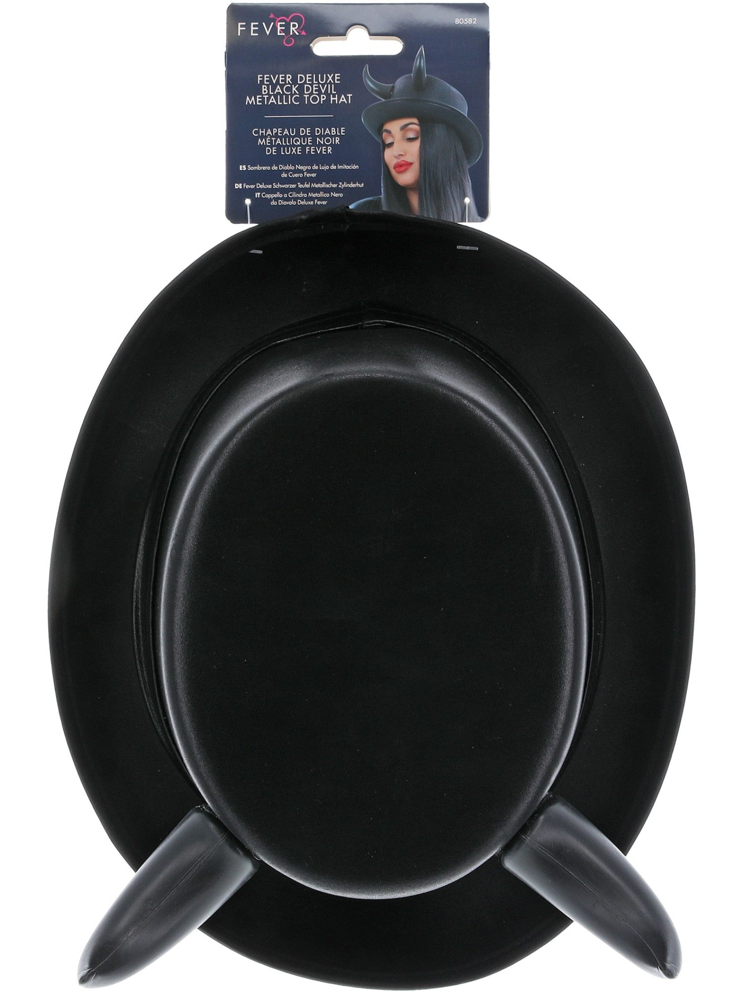 smiffys-fever-deluxe-black-devil-zylinder-hut-h-rner image 2