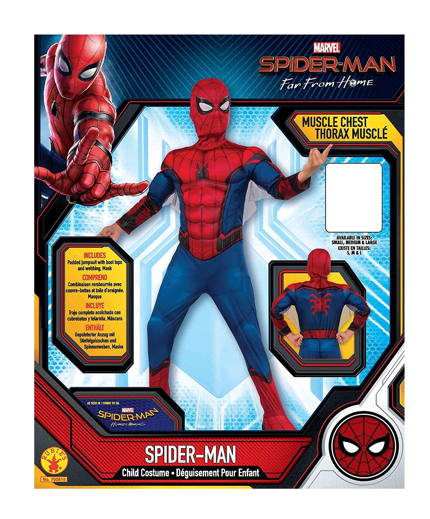 rubie-s-deluxe-spider-man-far-from-home-kinderkost-m image 3