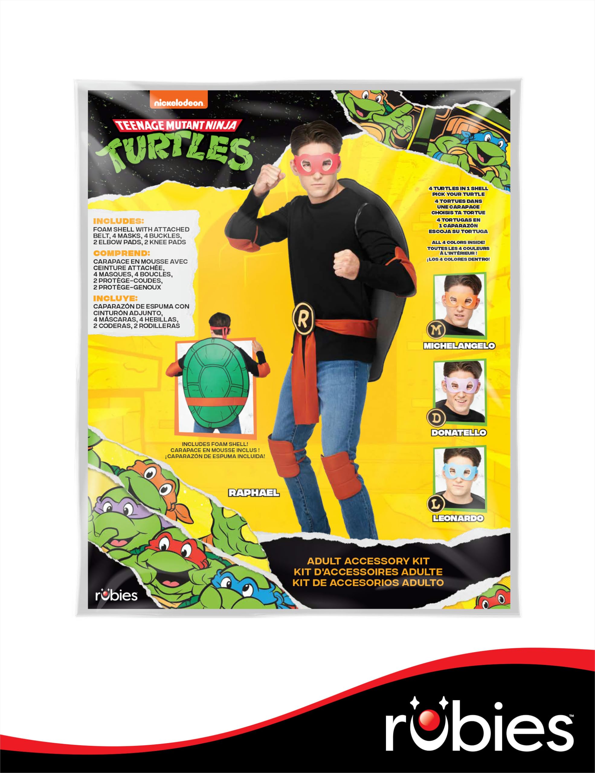 rubie-s-deluxe-tmnt-zubeh-rset-erwachsene-one-size-turtles image 7