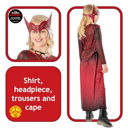 rubie-s-deluxe-scarlet-witch-kinderkost-m-3-4-jahre-hexe image 8