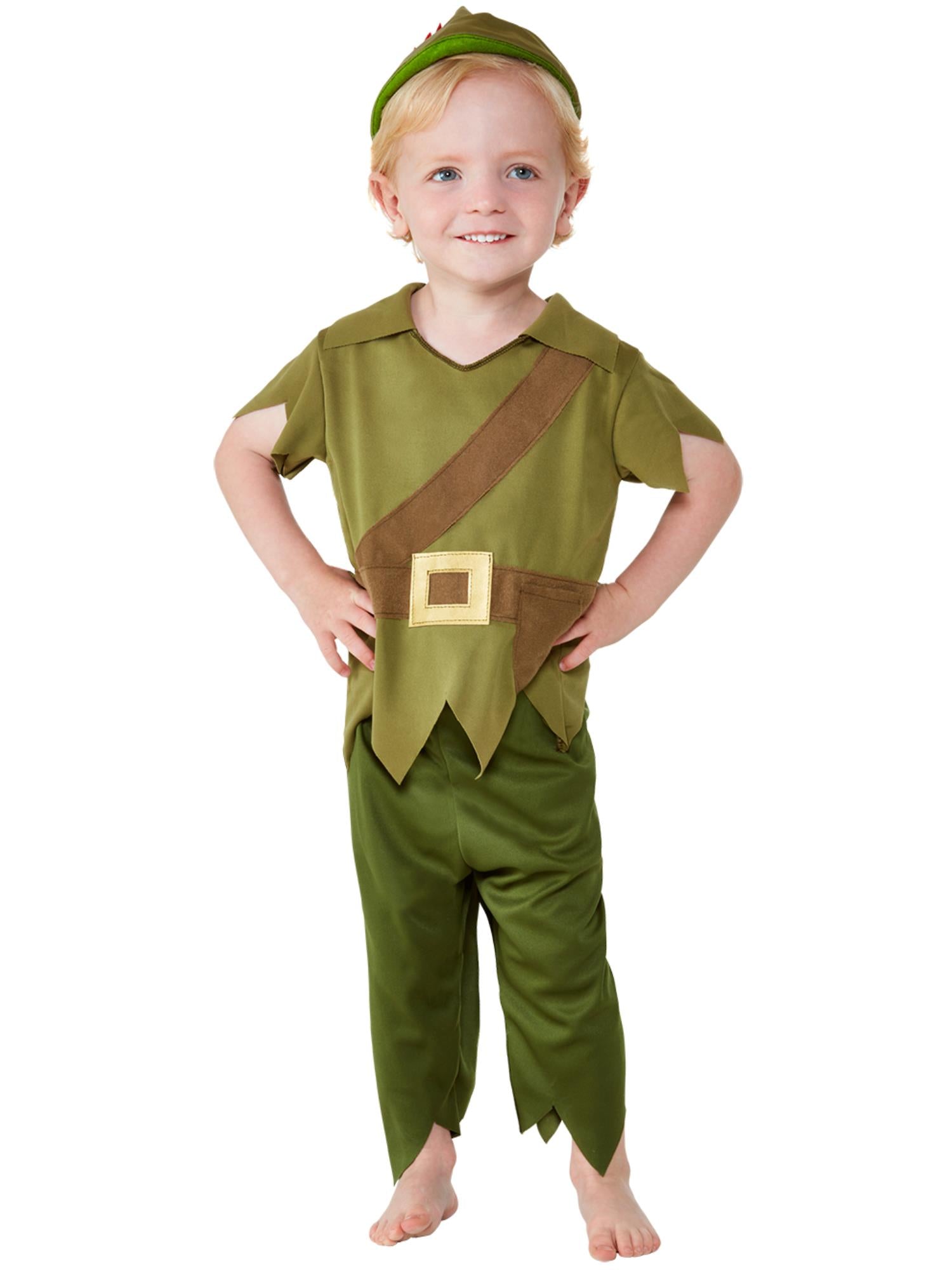 smiffys-fever-robin-hood-kost-m-kleinkind-gr-n-1-4-jahre image 5