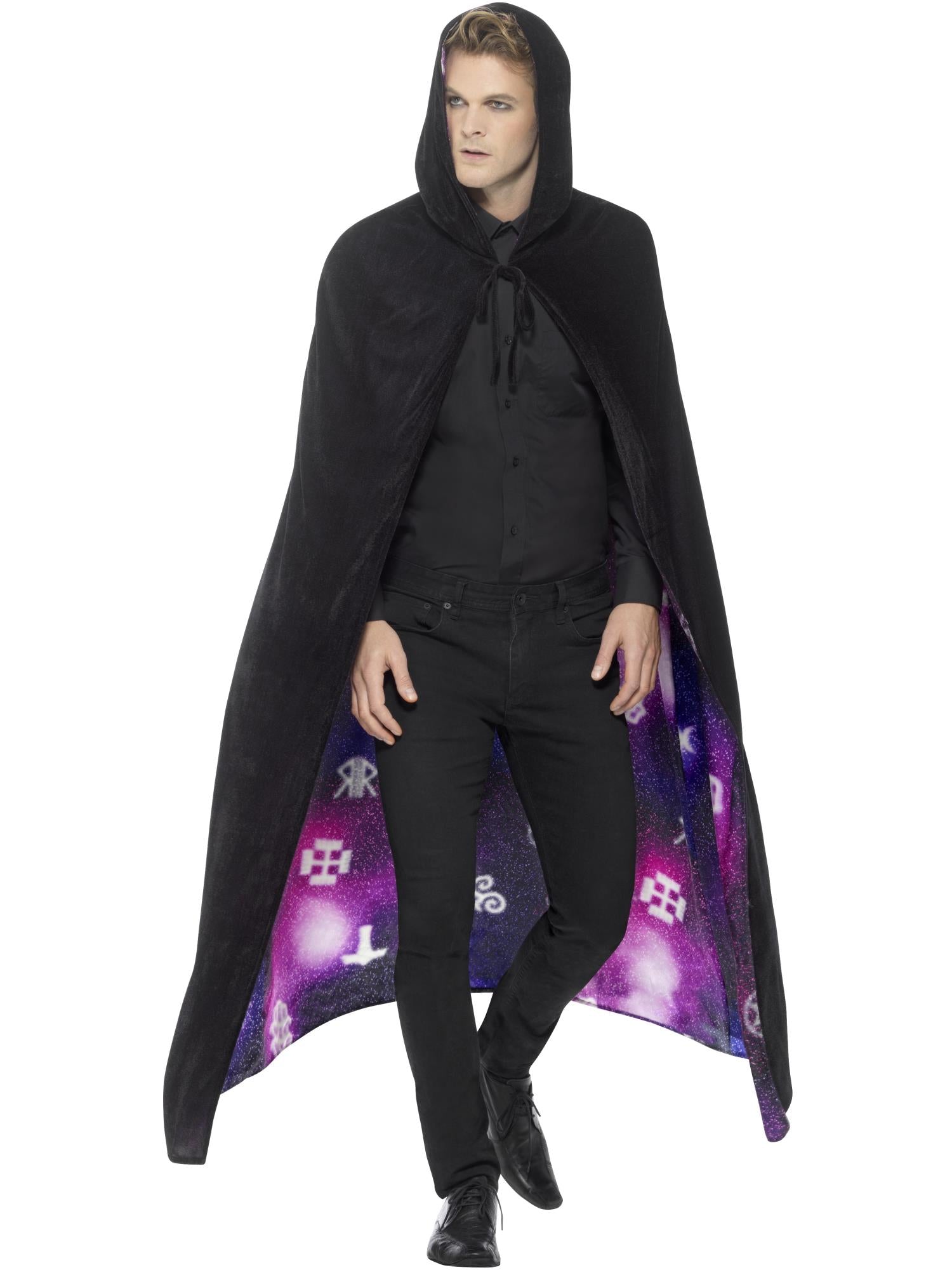 smiffys-fever-galaxy-ouija-wendecape-schwarz-lila image 6