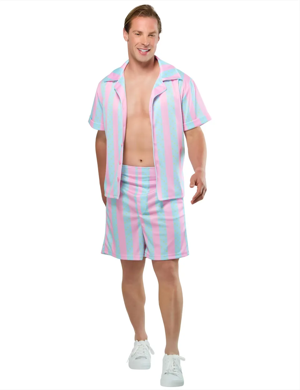 rubie-s-barbie-beach-ken-kost-m-herren-l-rosa-hellblau image 1