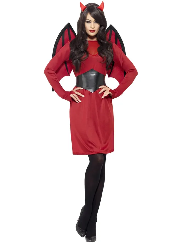 smiffys-fever-economy-devil-kost-m-teufel-rot-gr-e-m image 1