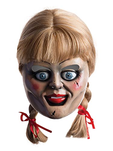 rubie-s-deluxe-annabelle-maske-mit-haar-horror-einheitsgr-e image 2