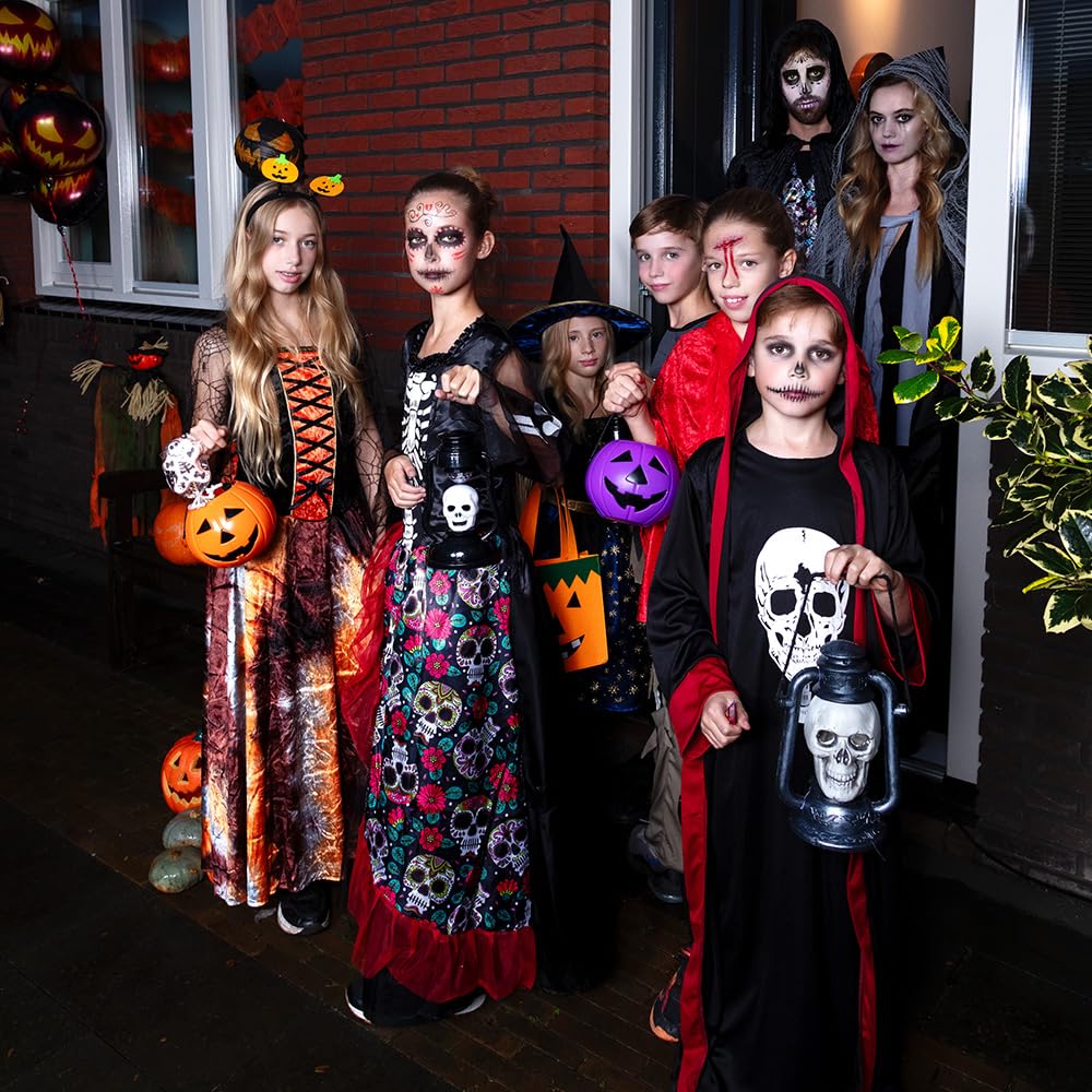 boland-totenkopf-kinderkost-m-4-6-jahre-skelett-kleid-schwarz image 4