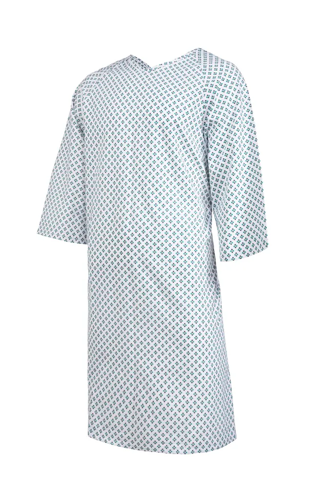 clinotest-patient-patientenhemd-110cm-op-hemd-hinten-offen-wei image 1