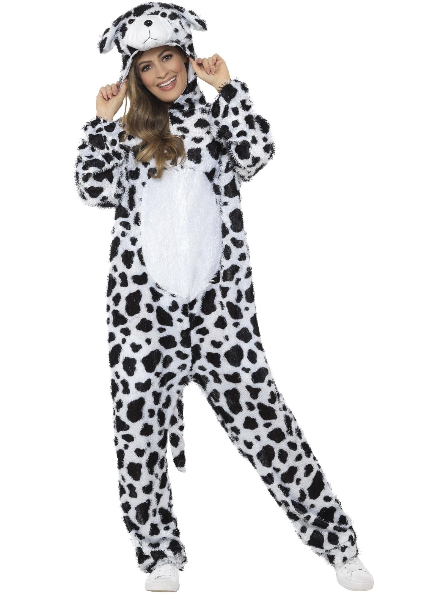 smiffys-fever-dalmatiner-kost-m-overall-schwarz-wei image 5