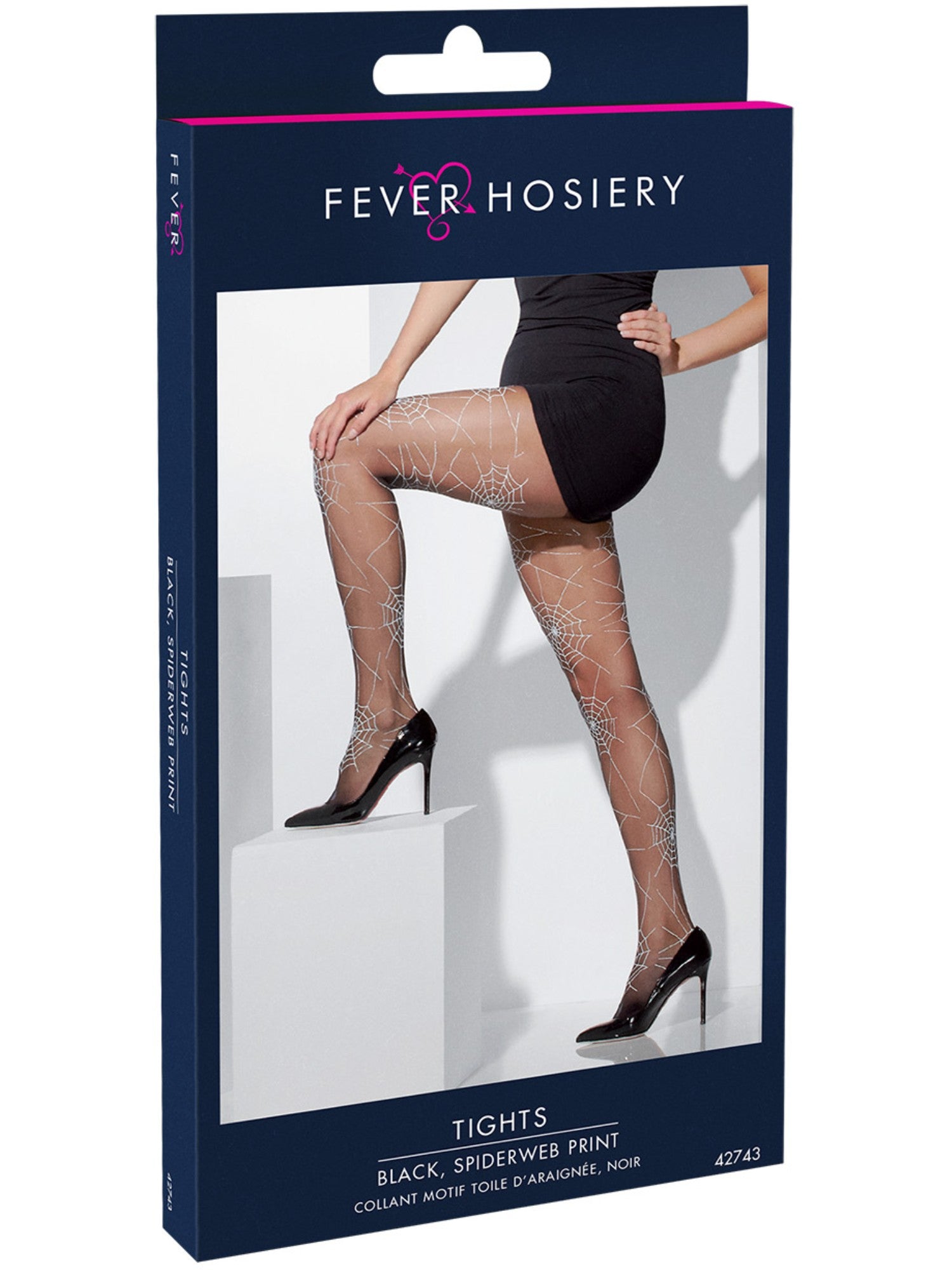smiffys-fever-strumpfhose-spinnennetz-schwarz-damen image 4