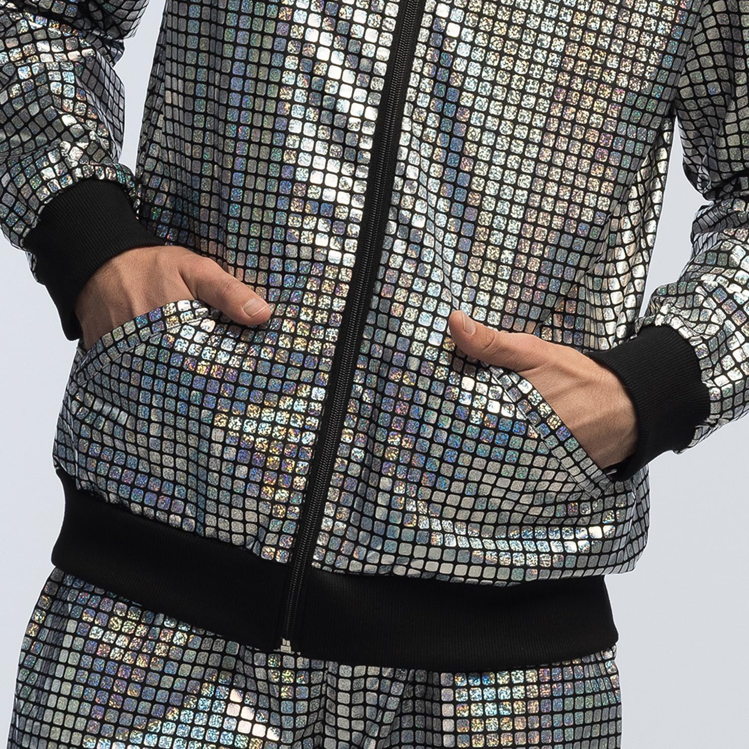 boland-diamond-babe-80er-trainingsanzug-silber-l-disco-kost-m image 2