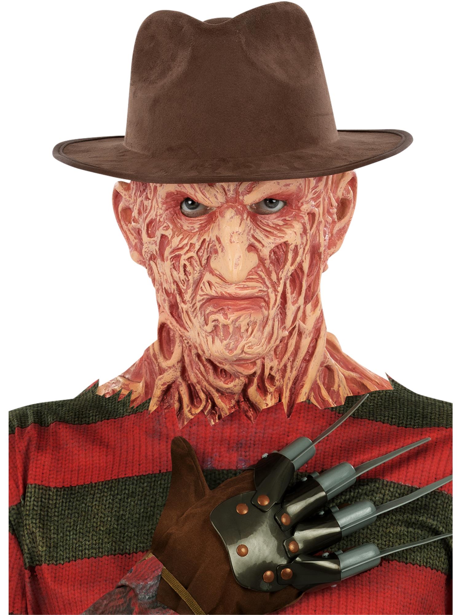 smiffys-fever-freddy-krueger-hut-braun-horror image 1