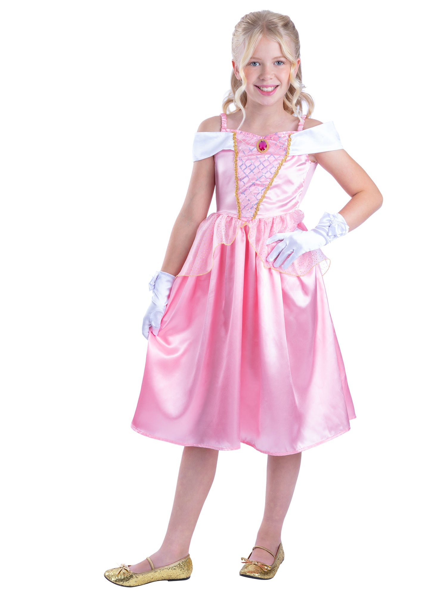 smiffys-fever-dornr-schen-kost-m-rosa-4-12-jahre-tiara image 3