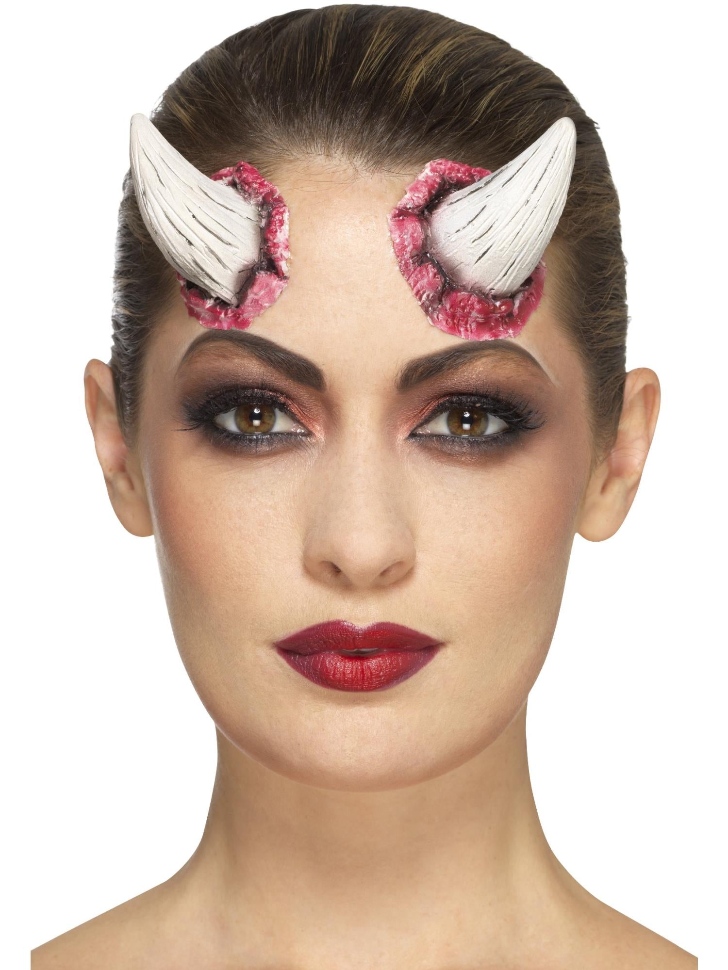 smiffys-makeup-fx-latex-teufelsh-rner-prosthetic-wei-rot image 3