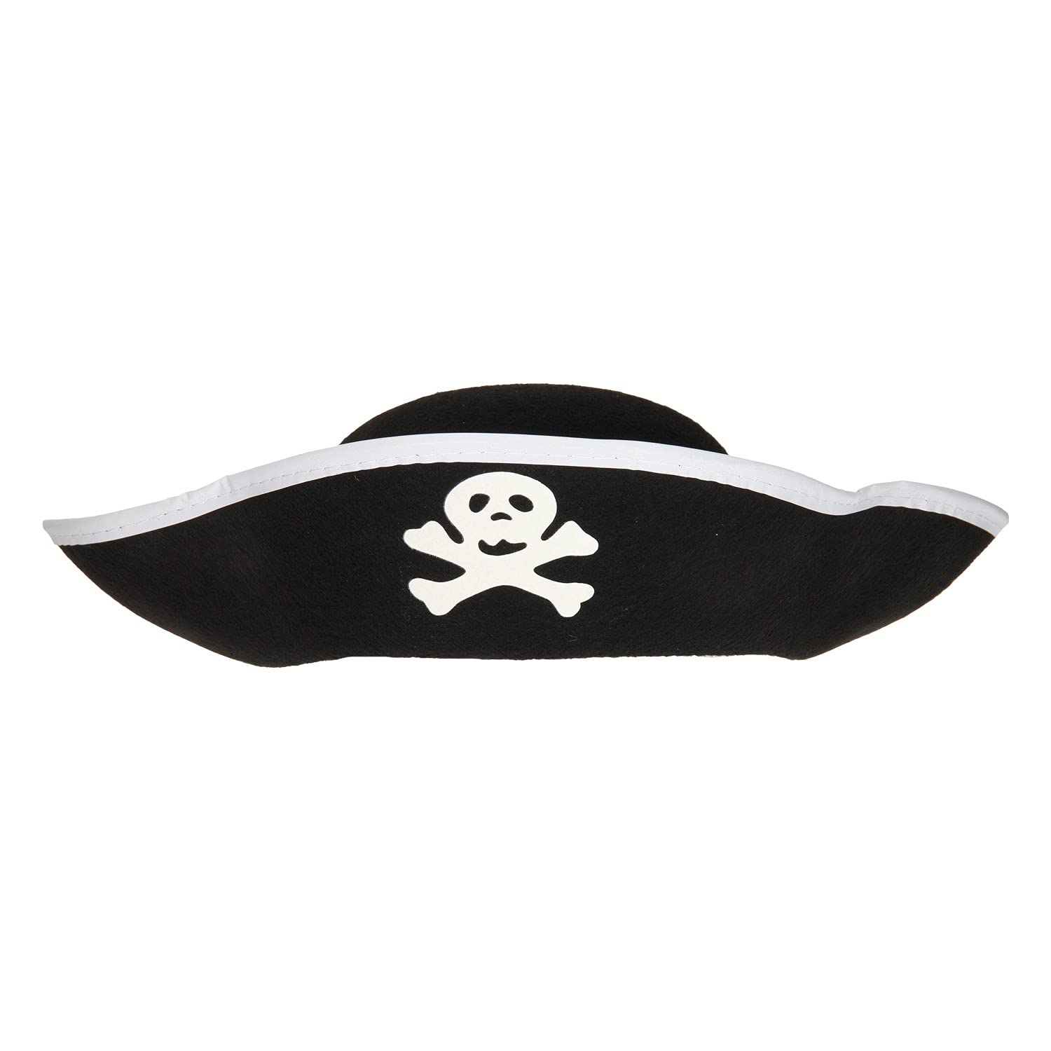 boland-piratenhut-kinder-dreispitz-schwarz-totenkopf image 1
