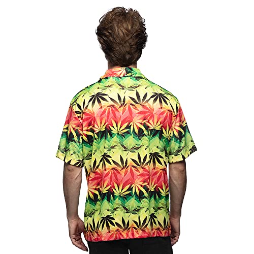 boland-rastafari-hemd-herren-m-kurzarm-hawaii-motiv-shirt image 8