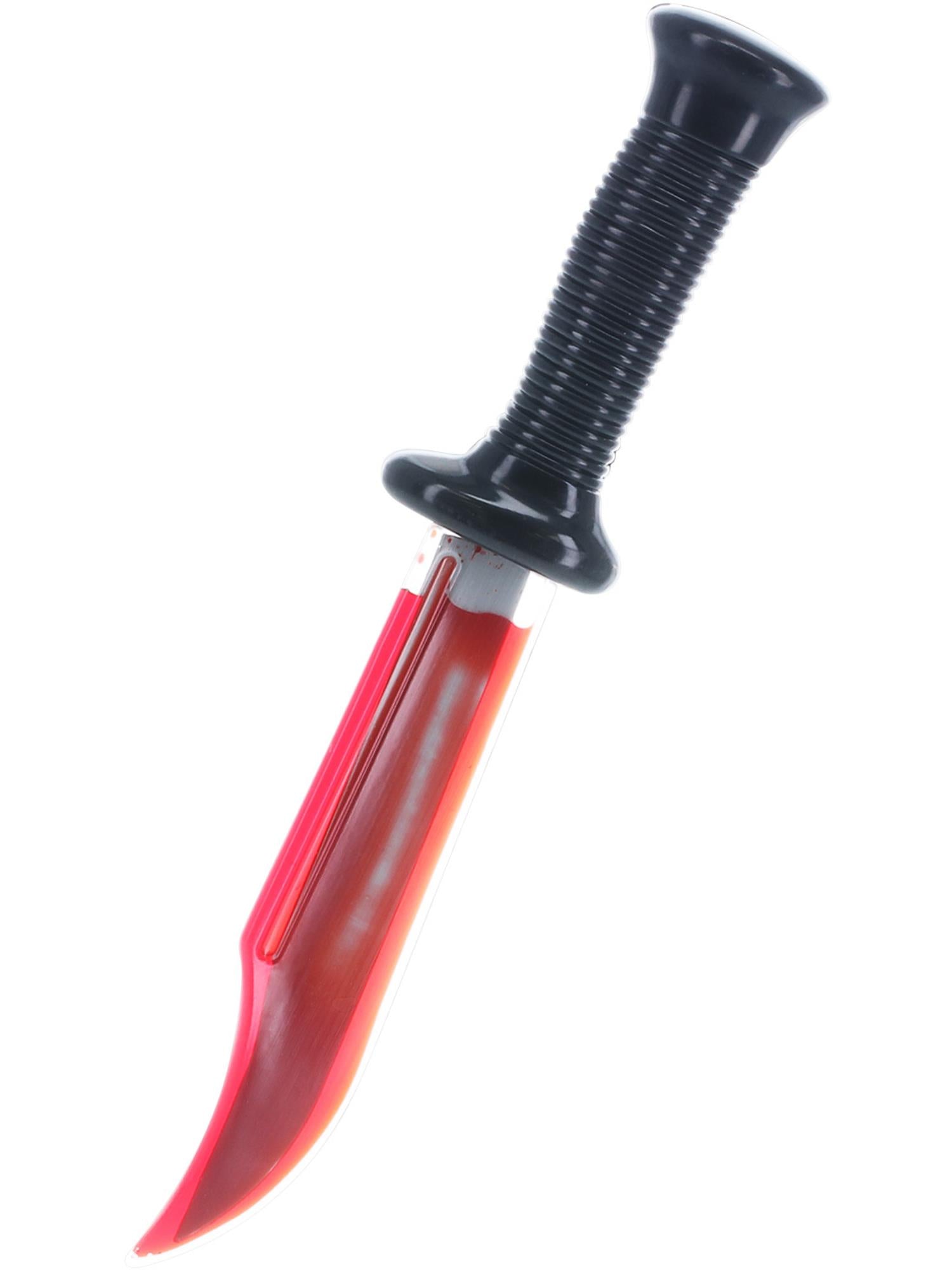smiffys-fever-bleeding-knife-spielzeugmesser-blutig-rot-schwarz image 2