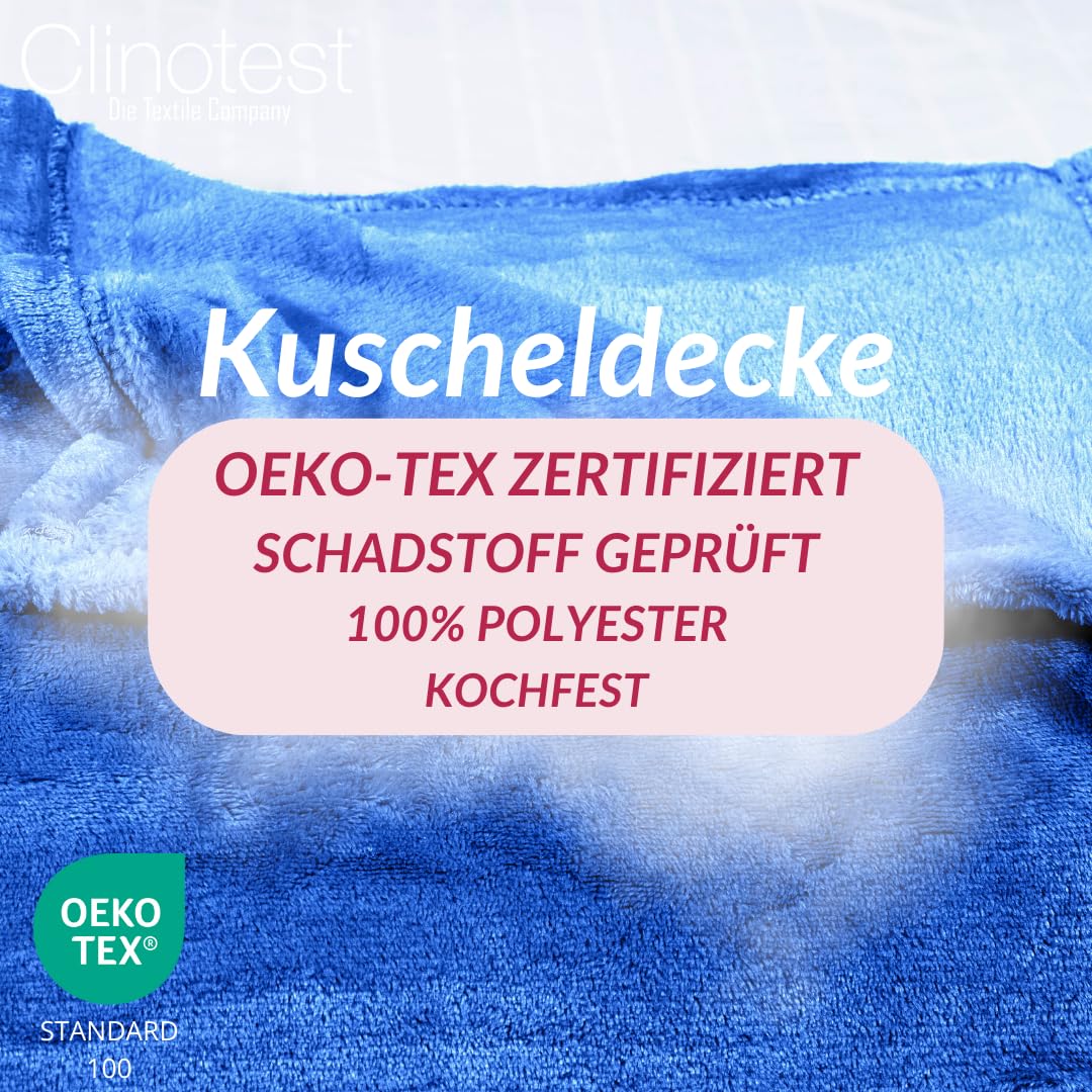 clinotest-bettwaren-kuscheldecke-blau-150x220-polyester image 4