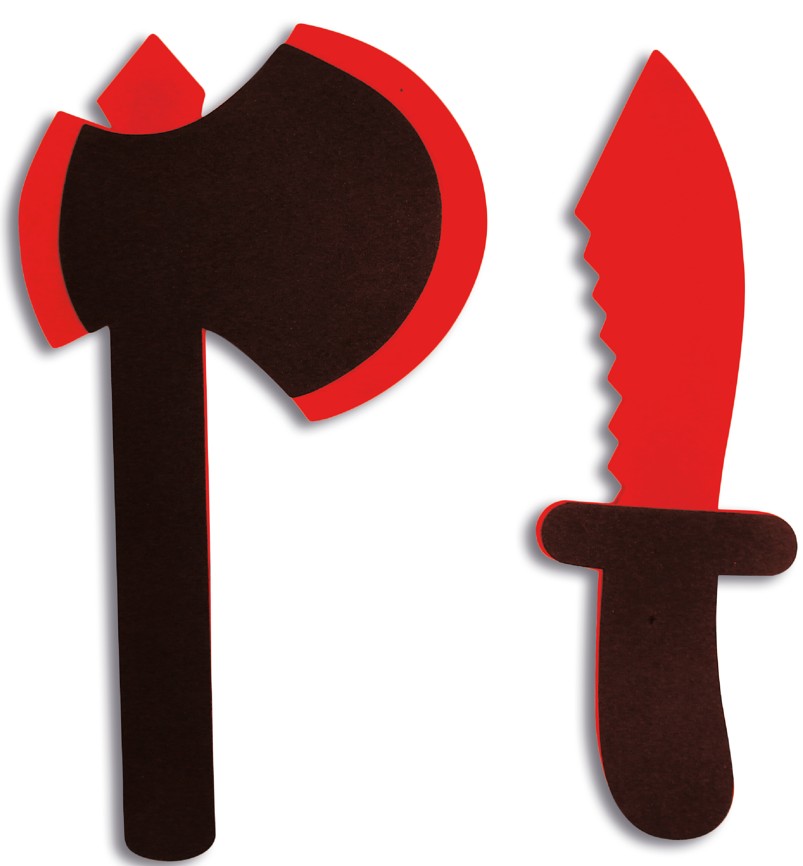 rubies-armes-schaumwaffen-kinder-4er-set-eva-halloween image 2