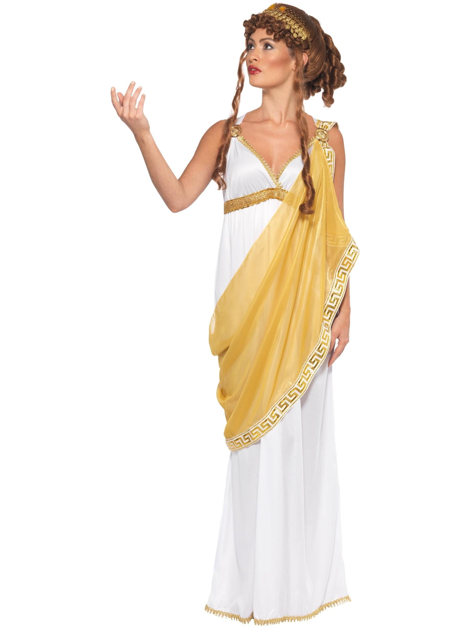 smiffys-fever-helen-of-troy-kost-m-damen-wei-gold-s image 5