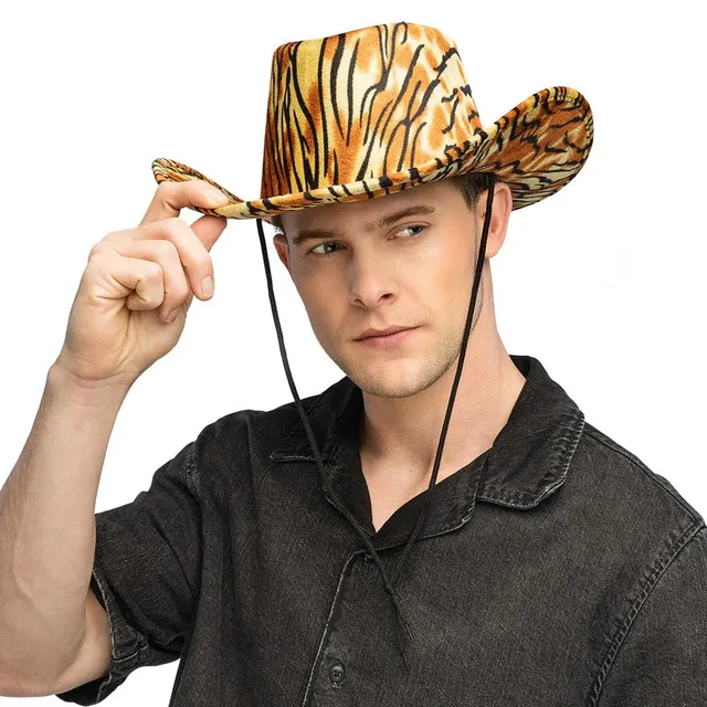 boland-headwear-cowboyhut-wild-tiger-hut-59-cm-animal-print image 1