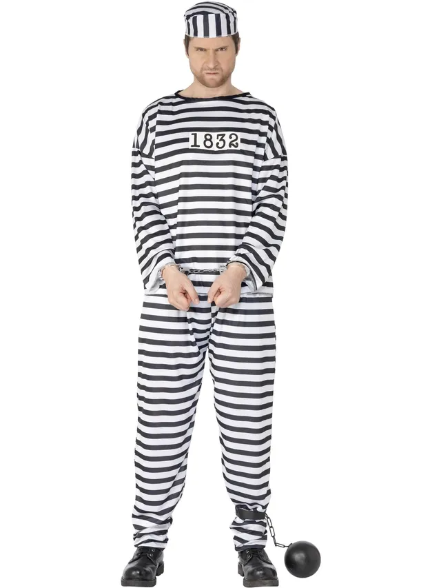 smiffys-fever-str-fling-kost-m-herren-schwarz-wei-3-teilig-m-xl image 1